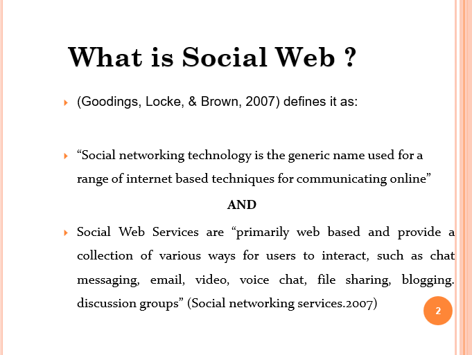 What is Social Web