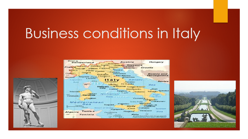 Business conditions in Italy