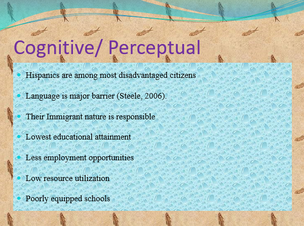 Cognitive Perceptual