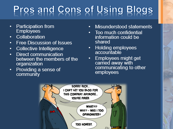 Pros and Cons of Using Blogs