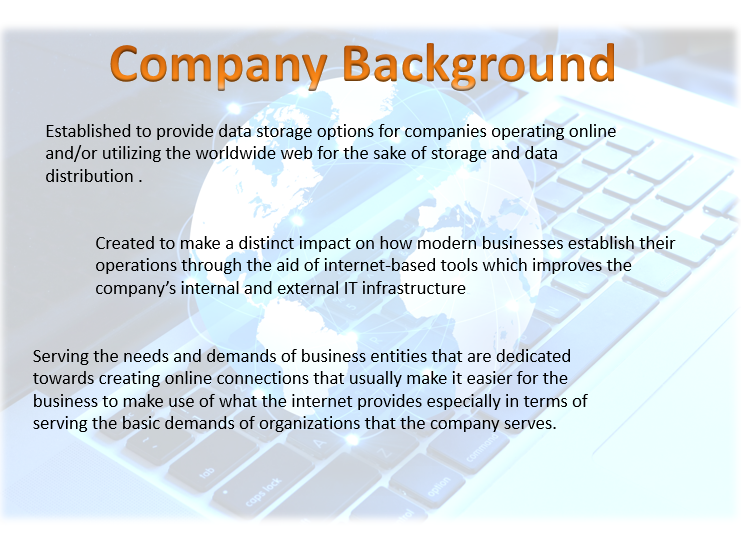 company background business plan