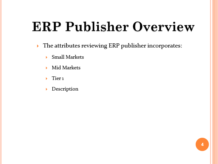 ERP Publisher Overview