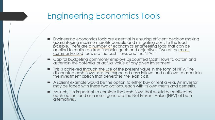 Engineering Economics Tools