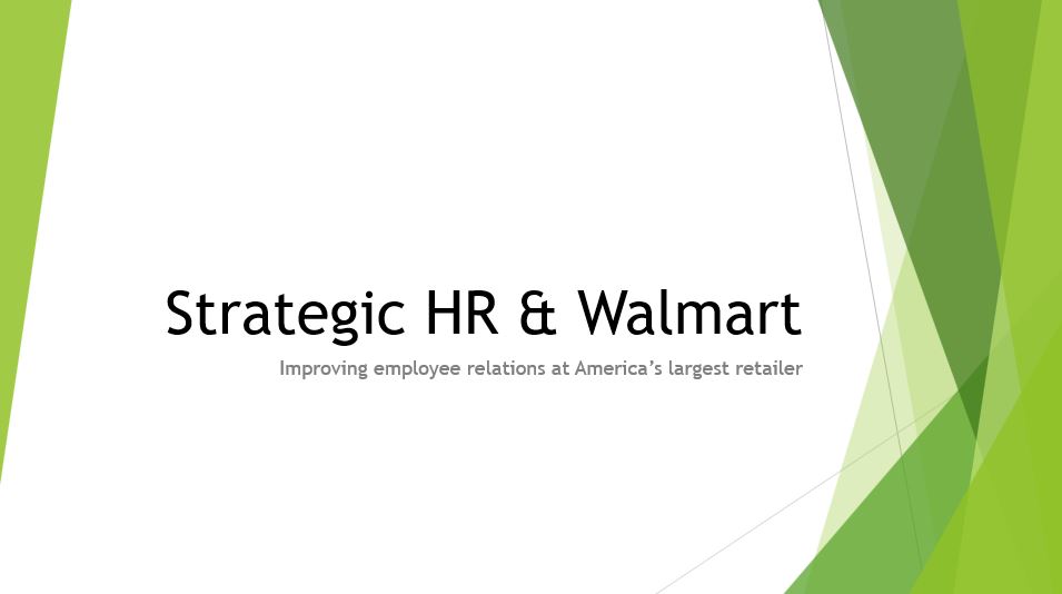 Improving employee relations at America’s largest retailer