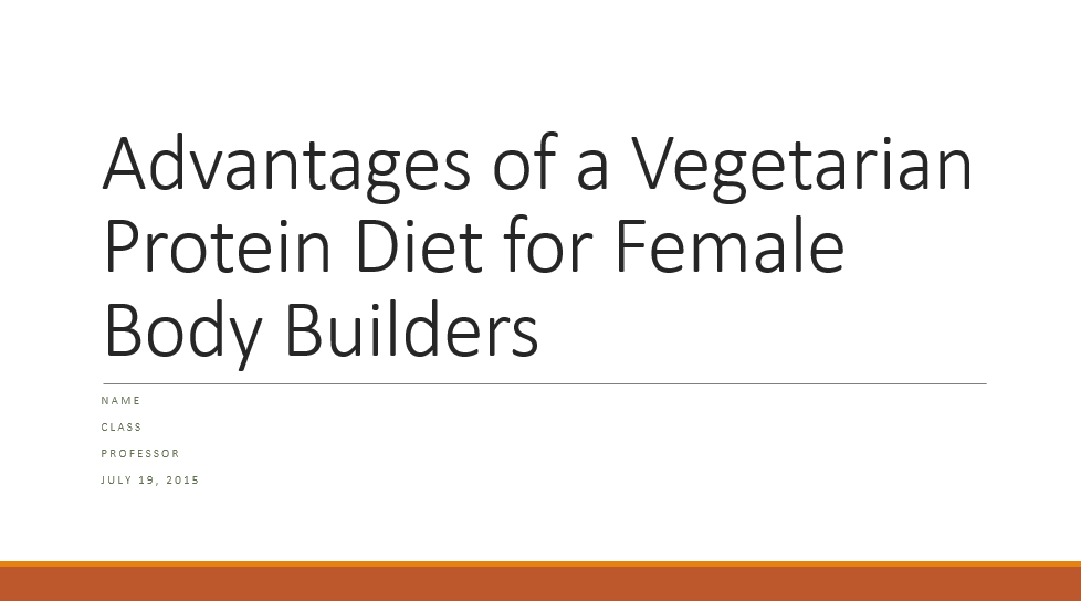 Advantages of a Vegetarian Protein Diet for Female Body Builders