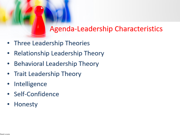 Agenda-Leadership Characteristics