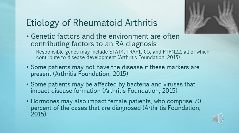 Etiology of Rheumatoid Arthritis