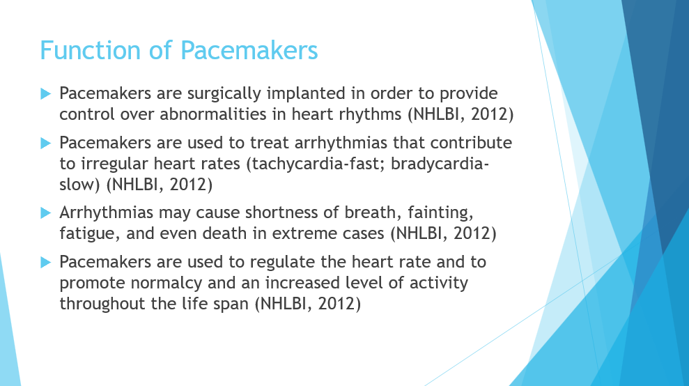 Function of Pacemakers