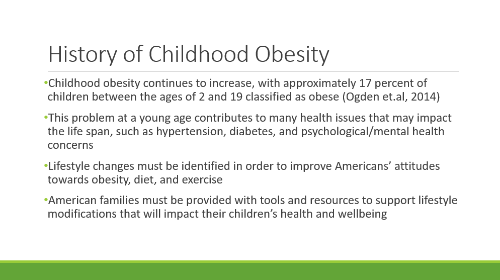 History of Childhood Obesity