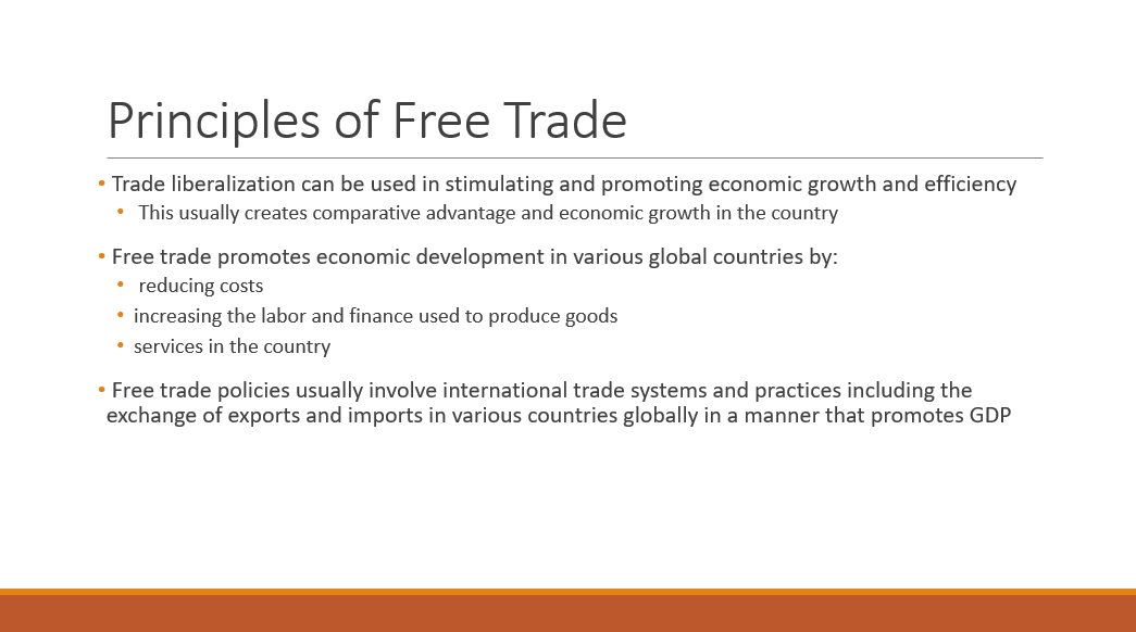 Principles of Free Trade