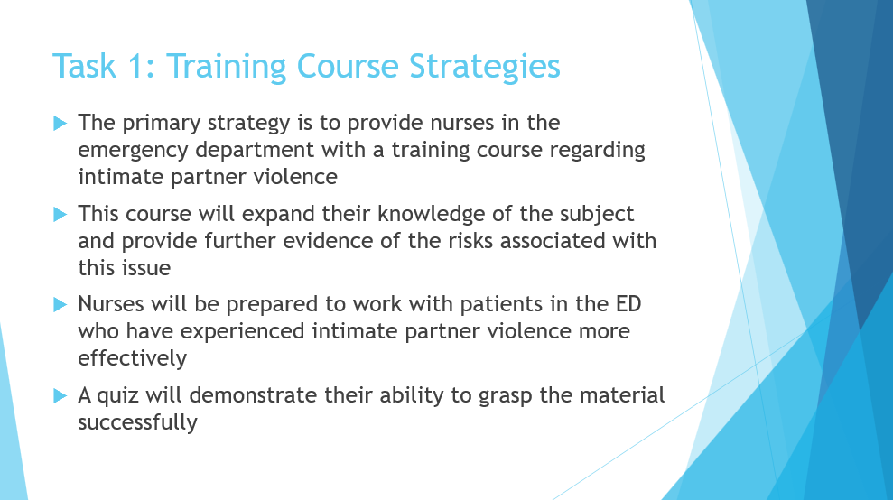 Training Course Strategies