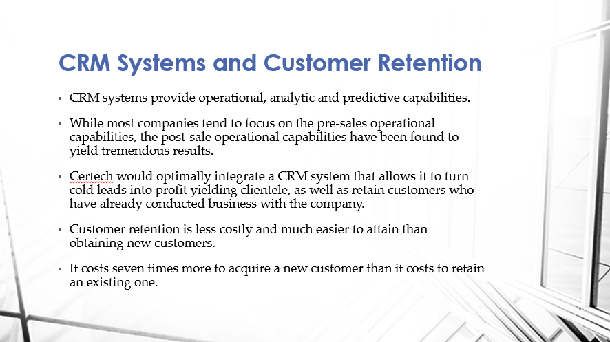 CRM Systems and Customer Retention