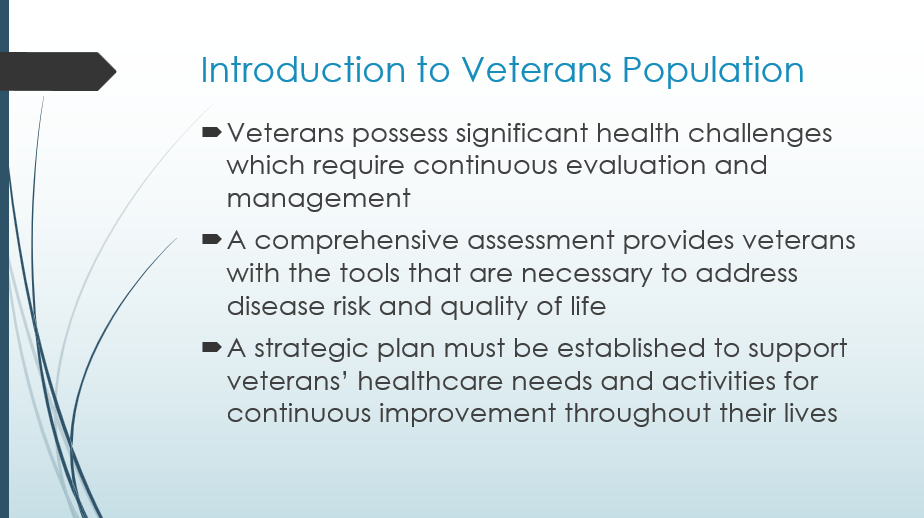 Introduction to Veterans Population