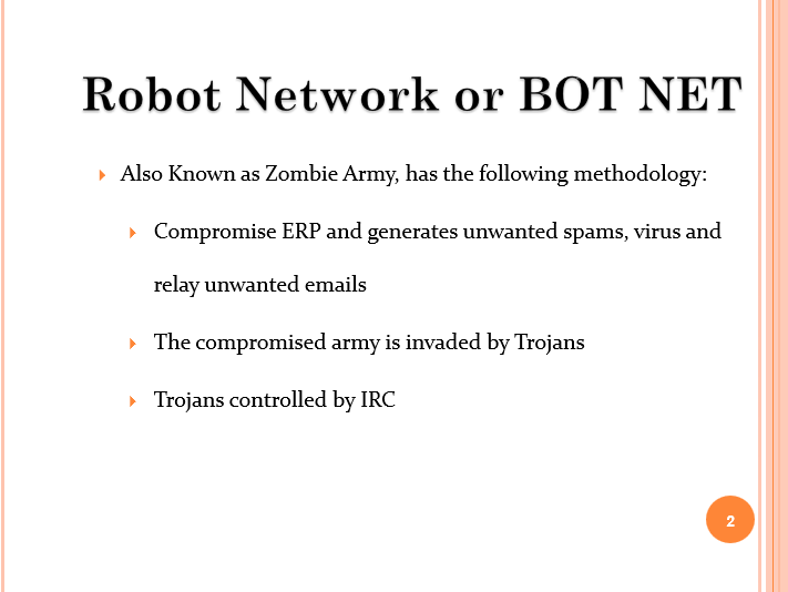 Robot Network or BOT NET