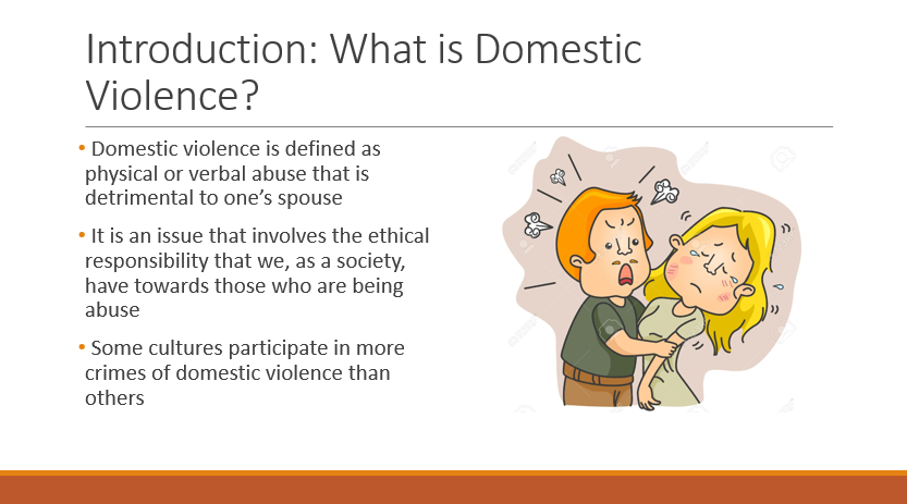 Introduction What is Domestic Violence