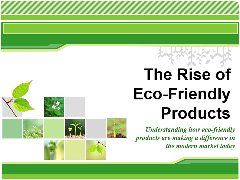 The Rise of Eco-Friendly Products