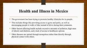 Health and Illness in Mexico